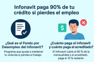 Infonavit cubre el 90% de la mensualidad del crédito hipotecario si pierdes el empleo